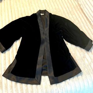 Black cardigan